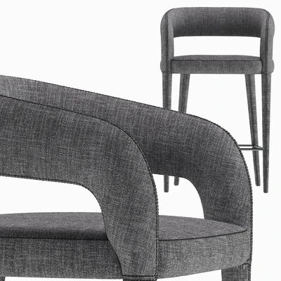 LISETTE GRAY COUNTER STOOL — Ver 4