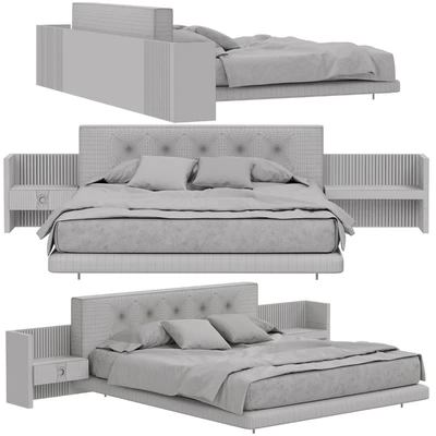 Minotti brasilia bed — Ver 2