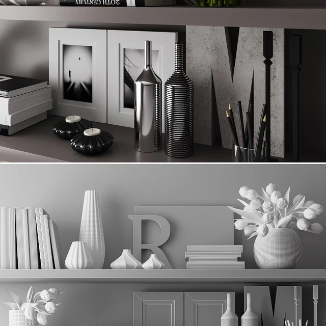 decorative set with books 03 — Скачать