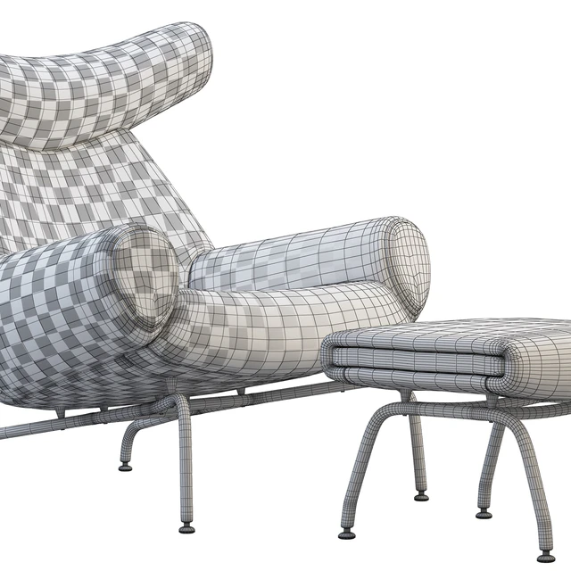 The Ox Chair and Ottoman — Скачать