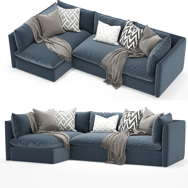 west elm  Shelter Sectional sofa — Скачать