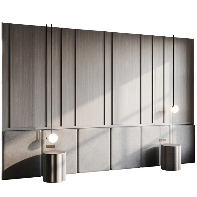 Headboard 3d Wall Panel 32 — Descargar