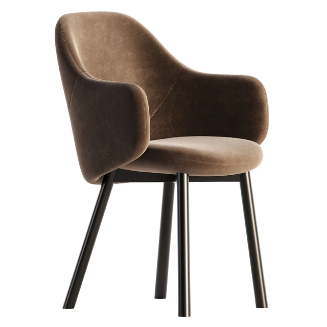 ALBU Easy chair with armrests By TON — Скачать