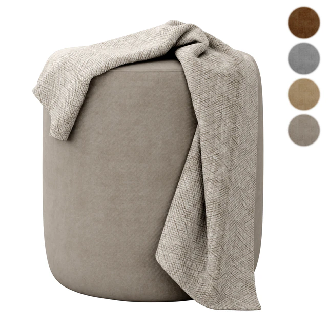 Spool 18 Fabric Ottoman by kardiel — Descargar