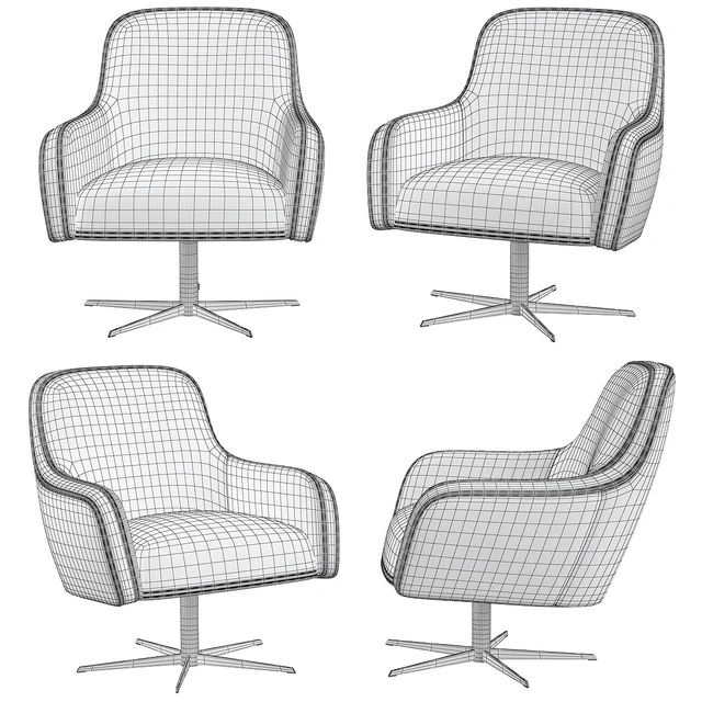 SWIVEL CHAIR SERENA - Eichholtz — Descargar