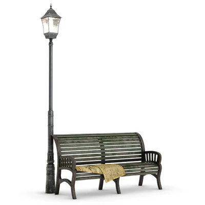 Bench. Lamp — Ver 1