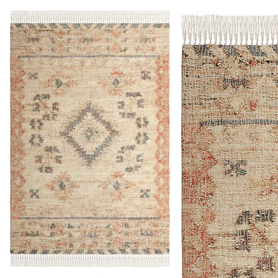 Navaja Aged Effect Kilim Jute Cotton Rug By La Redoute — Вид 1