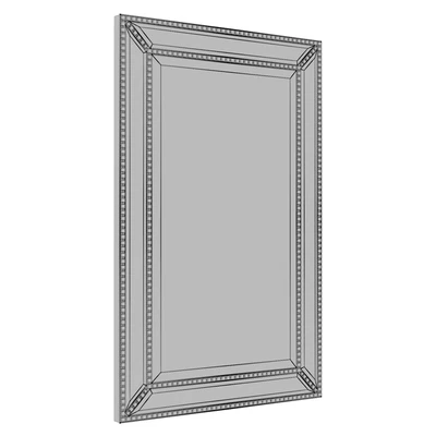 Beveled Beaded Accent Wall Mirror — Ver 2