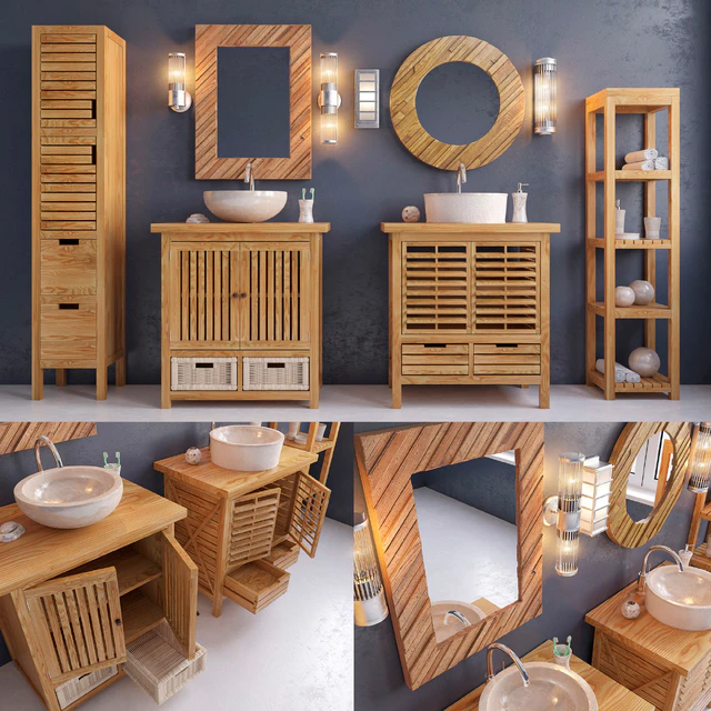 Teak &amp; Water bathroom set — Descargar
