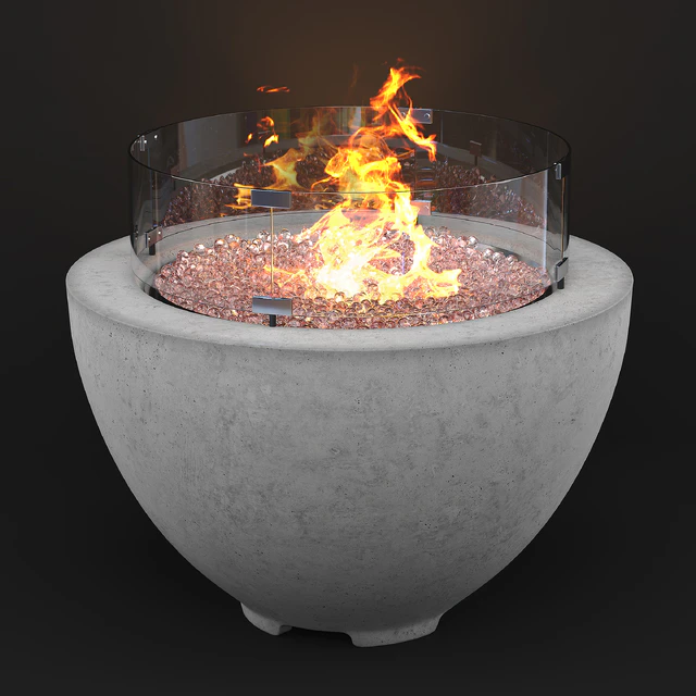 Wyfair - Cove Concrete Propane Natural Gas Fire Pit — Скачать