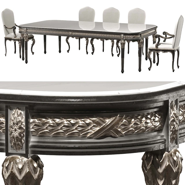 kosovart victoria dining table and chair — Descargar