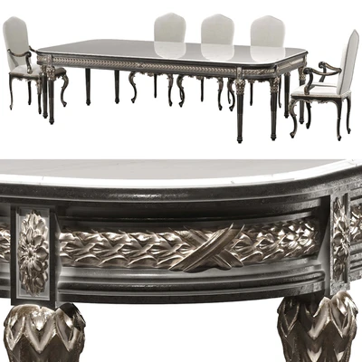 kosovart victoria dining table and chair — Ver 1