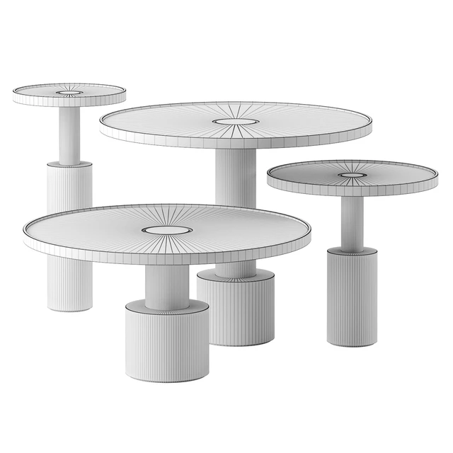 Pilar side tables by Baxter — Скачать