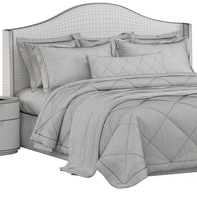 Winged Headboard Bed — Ver 2