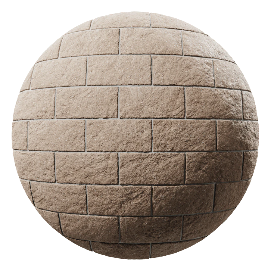 concrete blocks tan split face 001 — Descargar