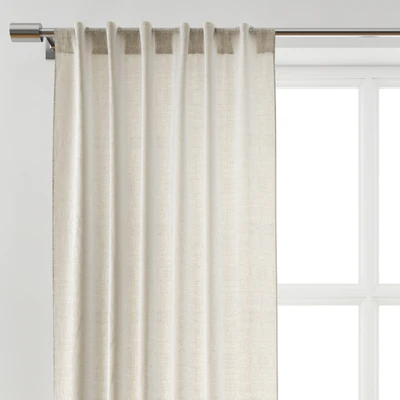 European Flax Linen Curtain - West Elm — Вид 2