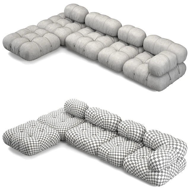 B&B Italia Camaleonda Sofa Composition 1 — Descargar