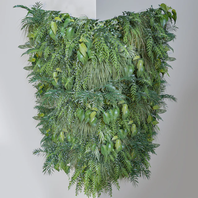 Green wall + corner — Descargar