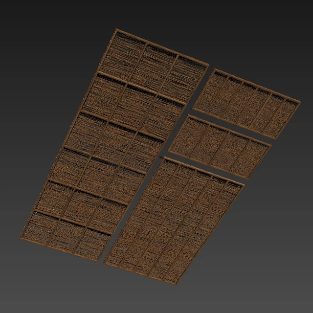 Ceiling thin branch crooked n1 / Потолок из тонких кривых веток №1 — Скачать