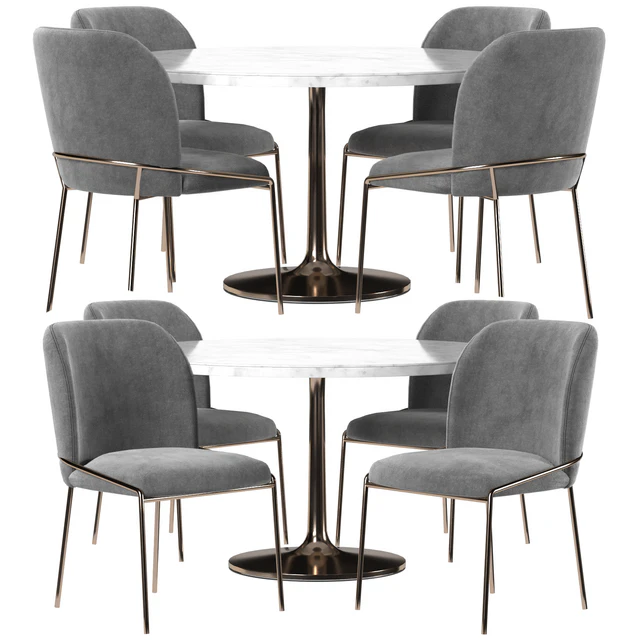 West elm & Crate And Barrel dining set — Скачать