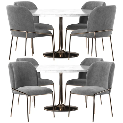 West elm & Crate And Barrel dining set — Вид 1