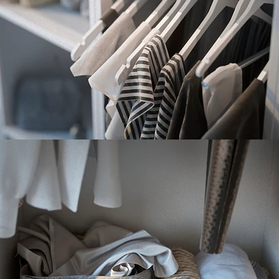 Wardrobe with filling — Ver 3