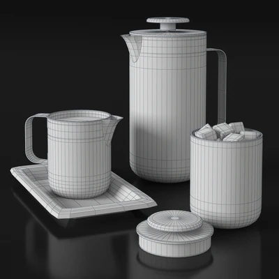 Au Lait Stainless Steel French Press — Ver 2