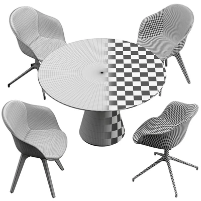 Boconcept-Adelaide chair - Madrid table set — Вид 3