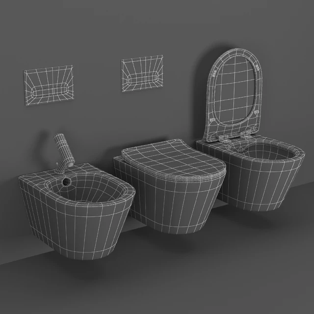 Volle Aiva bidet & rimless — Скачать