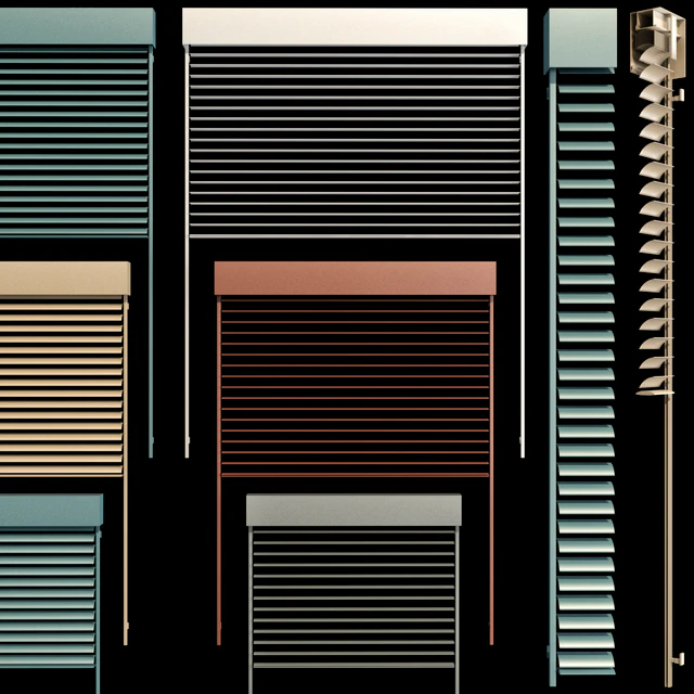 Металлические жалюзи для окон и дверей / Metal blinds for windows and doors — Скачать