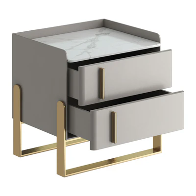 Light luxury bedside table — Ver 3