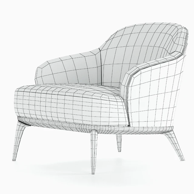 Minotti LESLIE ARMCHAIR — Скачать