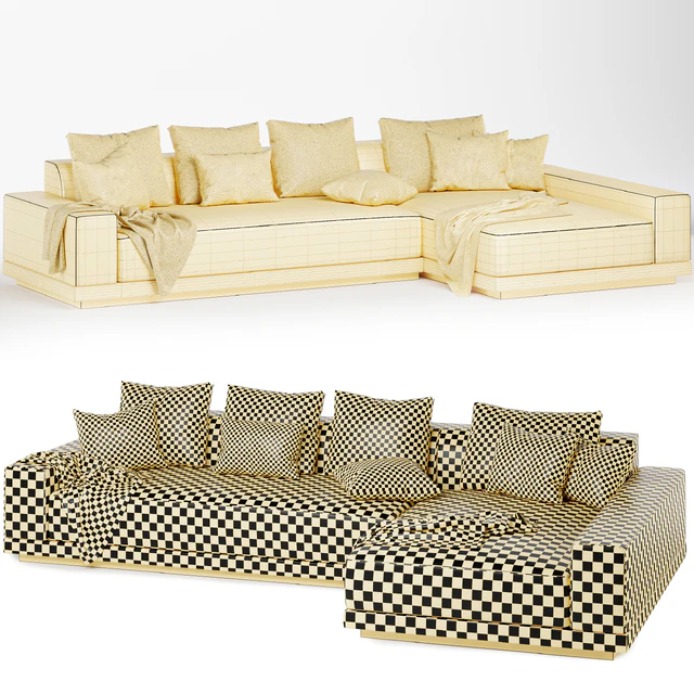 Cortona Sofa Chaise Sectional — Descargar