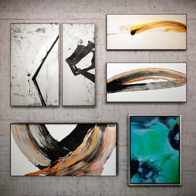 The picture in the frame: 11 Pieces (Collection 41) Abstract — Ver 1