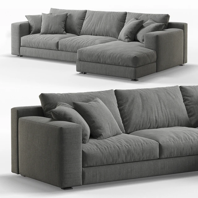 Cts Salotti Roger Corner Sofa — Скачать