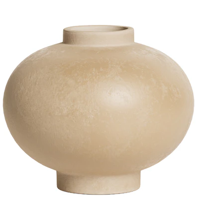 Merriman Black Vase & Terracotta vase set with Dried Plants — View 3