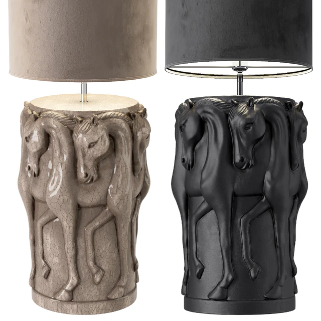 ADAMSBRO LAMP STAND DANCING HORSES — Descargar