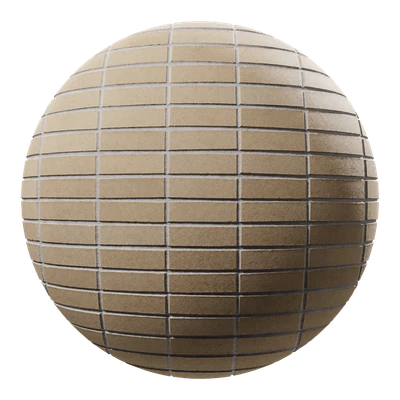 smooth stack bond brick wall texture beige — download