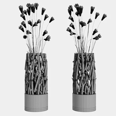 Small wood vase stand — Вид 2