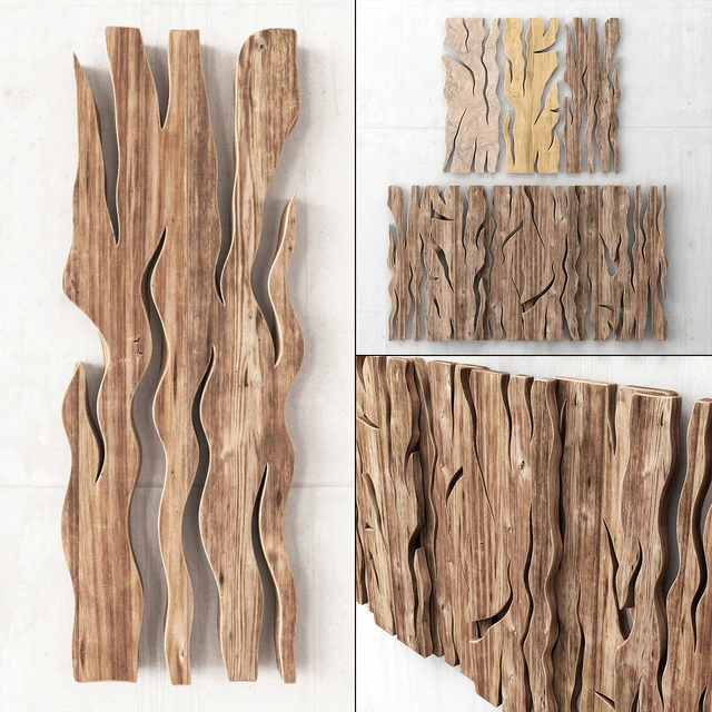 Wooden slab panels — Descargar