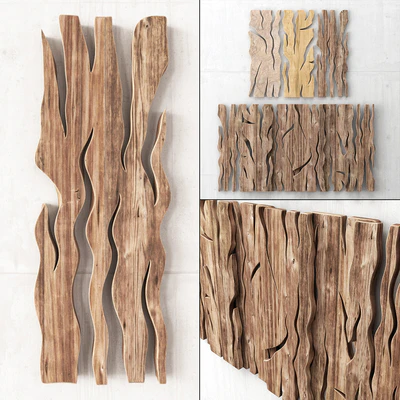 Wooden slab panels — Ver 1