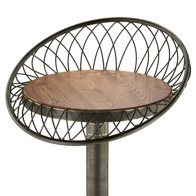 The Aero Industrial Design Steel Bar Stool — Descargar