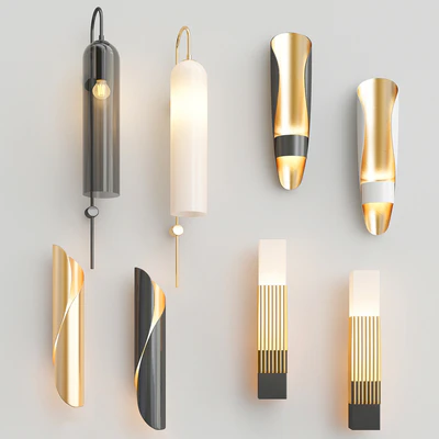 Four Nice Wall Lights 8 — Descargar