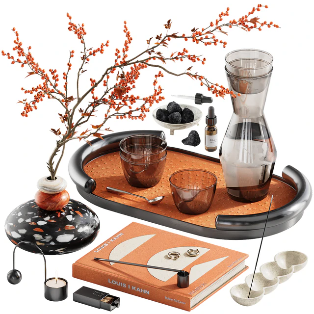 Decorative set with branches ch10 — Descargar