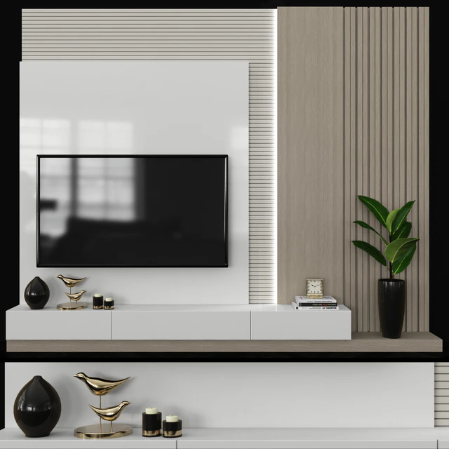Modern TV Wall set64 — Descargar