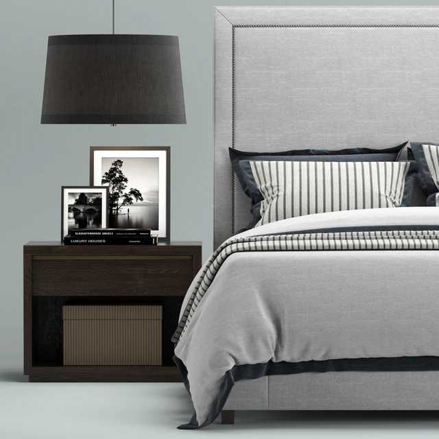 Restoration Hardware Wallace Upholstered bed — Скачать