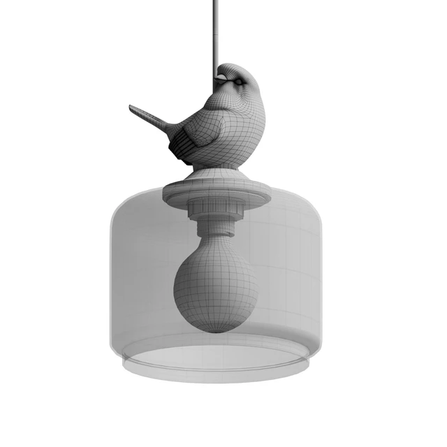 Hanging lamp provence bird pendant — Descargar