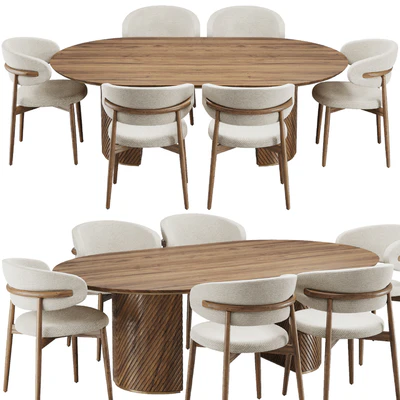 Dinning chair and table set23 — Вид 1