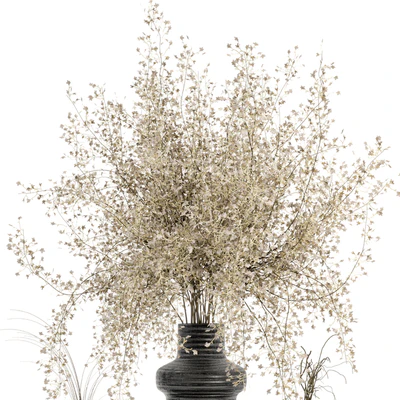 Indoor Dry Plants in rusty Concrete Pots - Set 288 — Ver 3
