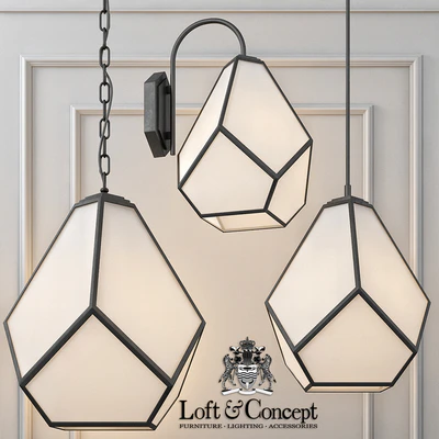 Geometry glass light  milk — Вид 1
